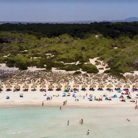 Mallorca Haus Mit Pool Direkt Am Es Trenc, Bootstour Moeglich